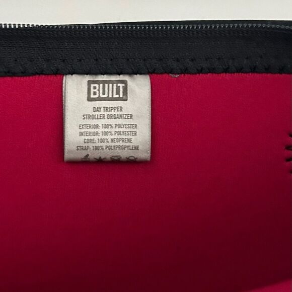 Built Day Tripper Stroller Organizer Black Paisley Night Damask Great Condition - Picture 9 of 12